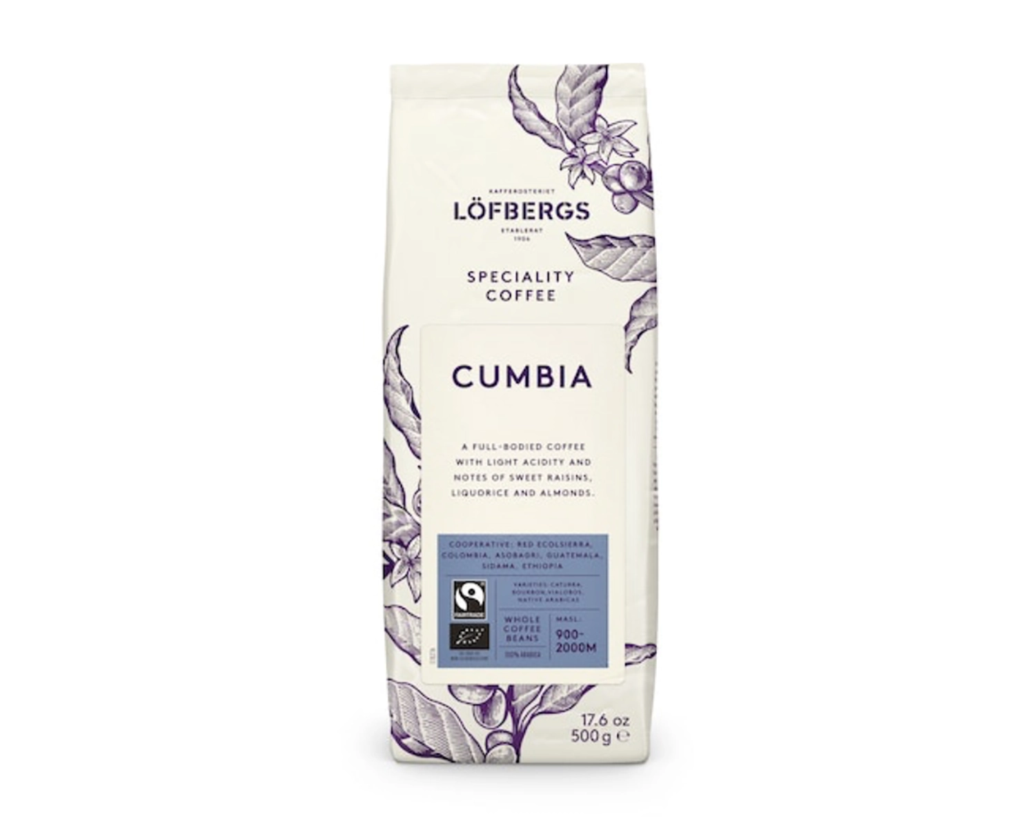 Löfbergs Cumbia papu (8x500g) RK luomu 4kg/LTK